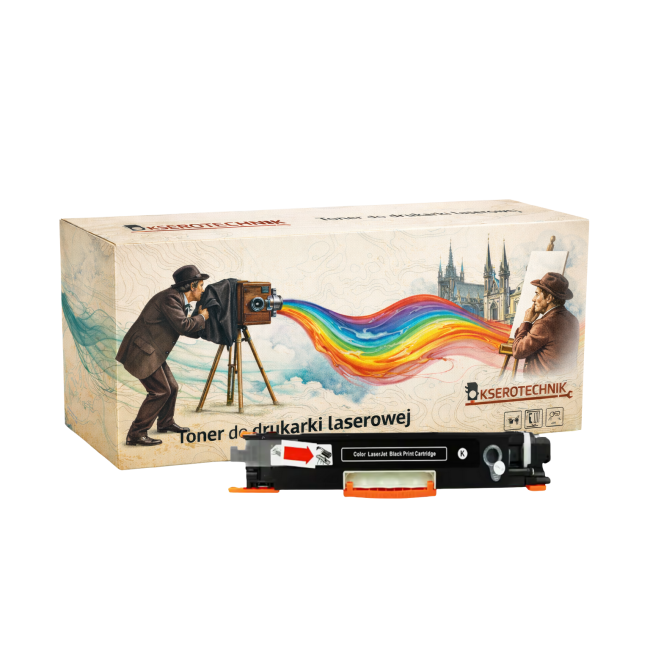 Toner HP 540A 125A BLACK/CZARNY do drukarek CP1215 CP1217 CP1515 CP1518 CM1312 (CB540)